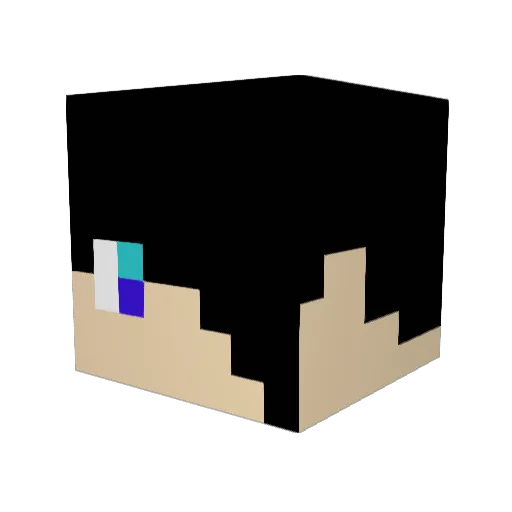 keisukeonigiri Minecraft avatar head, 3D render