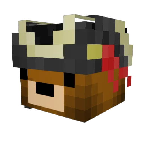 keisurus Minecraft avatar head, 3D render