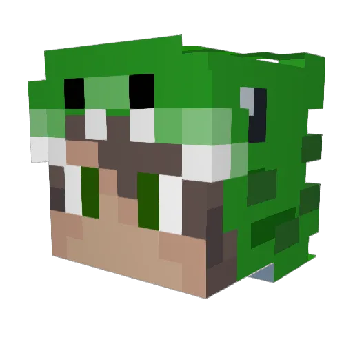 keitadragons Minecraft avatar head, 3D render