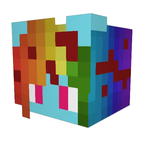keithmcfarlane Minecraft avatar head, 3D render
