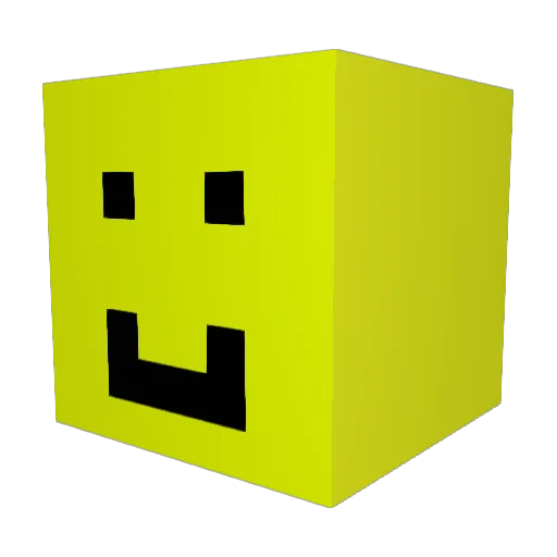 keiths13 Minecraft avatar head, 3D render