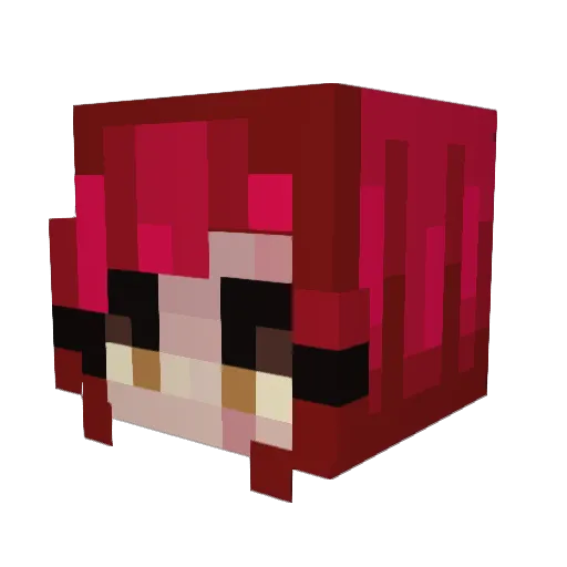 keithstar Minecraft avatar head, 3D render
