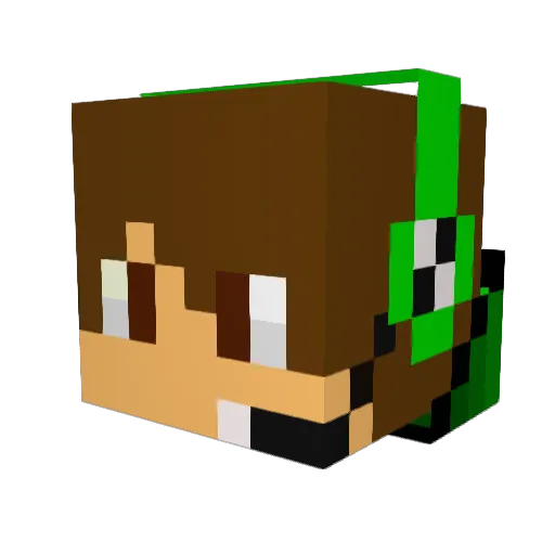 keito1007 Minecraft avatar head, 3D render