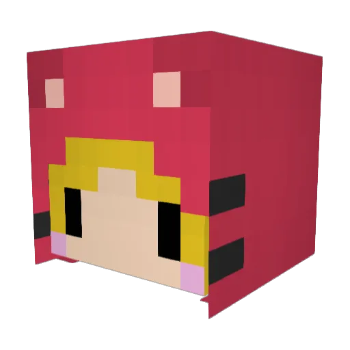 keito99 Minecraft avatar head, 3D render