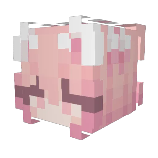 keiya_ Minecraft avatar head, 3D render