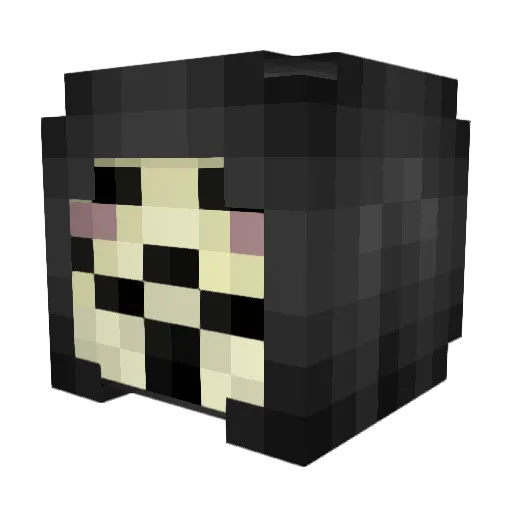 kek_4eburek Minecraft avatar head, 3D render