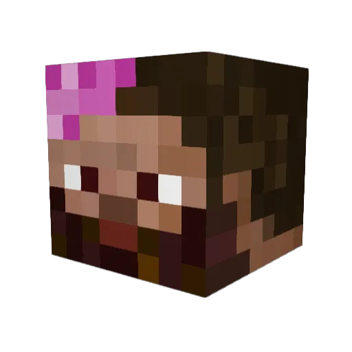 kek_man_LOL_work Minecraft avatar head, 3D render