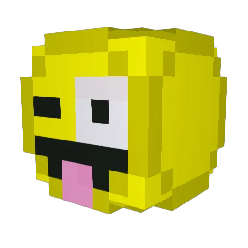 keke84 Minecraft avatar head, 3D render