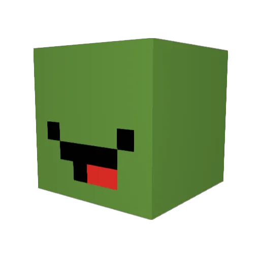 keke_27 Minecraft avatar head, 3D render