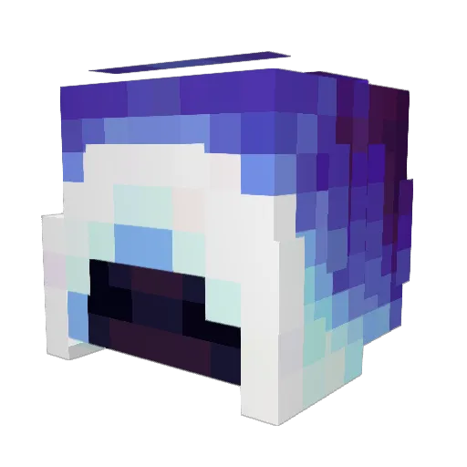 kekiboi Minecraft avatar head, 3D render
