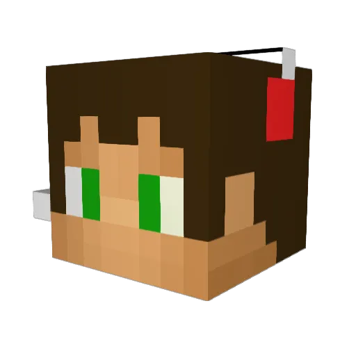 kekko60 Minecraft avatar head, 3D render