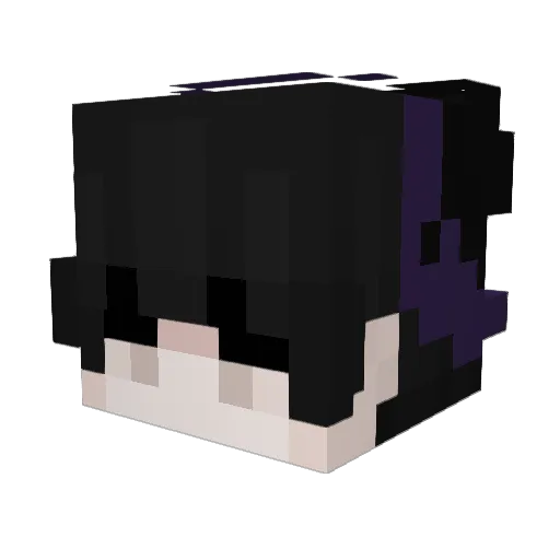 kekkz Minecraft avatar head, 3D render