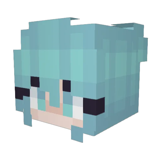 keko893 Minecraft avatar head, 3D render
