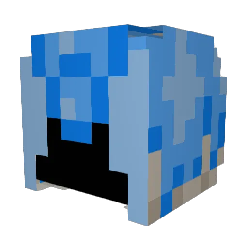 kekoahall Minecraft avatar head, 3D render