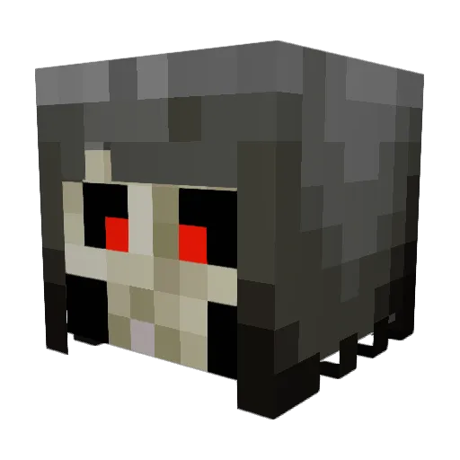 keks14ek Minecraft avatar head, 3D render