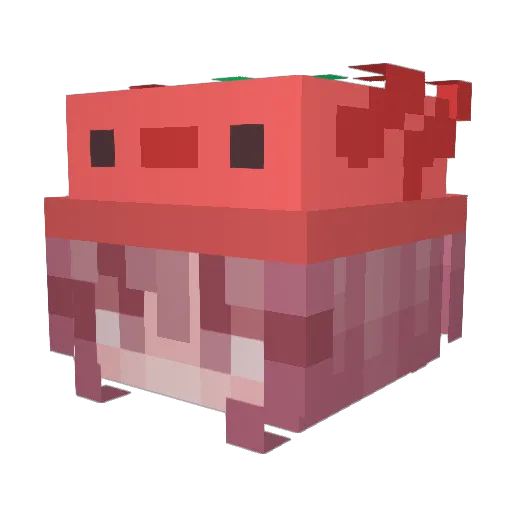 keksi555 Minecraft avatar head, 3D render