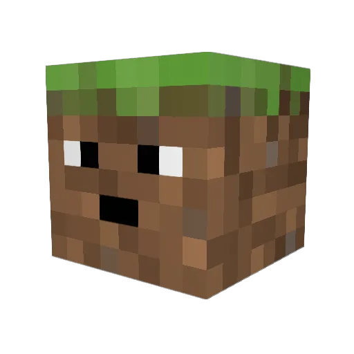 kekskommander Minecraft avatar head, 3D render