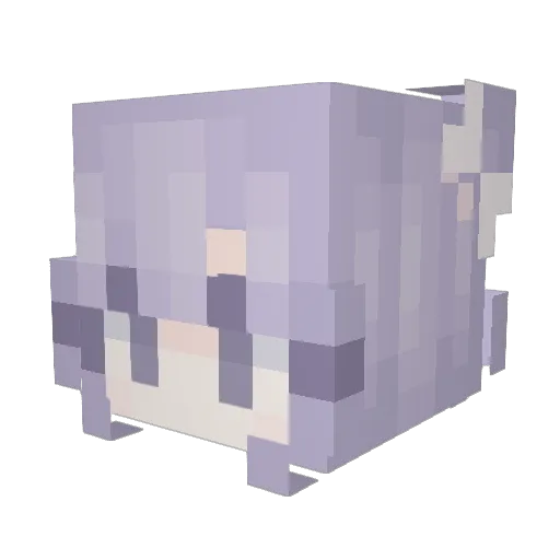 kel5ey Minecraft avatar head, 3D render