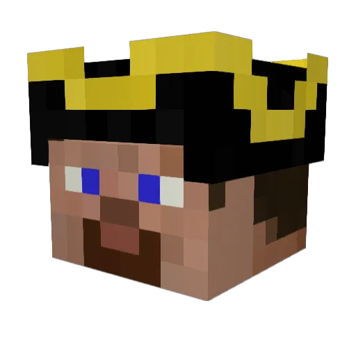 kel_jo Minecraft avatar head, 3D render