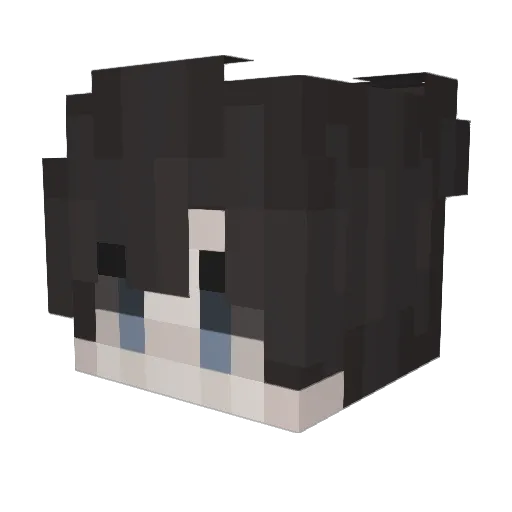 keleend Minecraft avatar head, 3D render