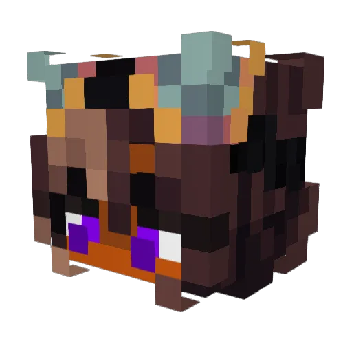 kelemari Minecraft avatar head, 3D render