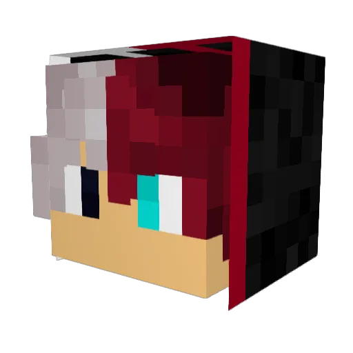 kelemenkevin Minecraft avatar head, 3D render