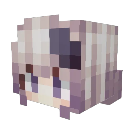 keli2333 Minecraft avatar head, 3D render