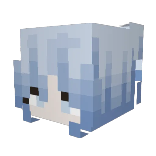 kelifornia Minecraft avatar head, 3D render