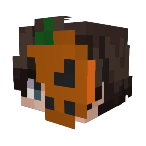 kelissuke Minecraft avatar head, 3D render