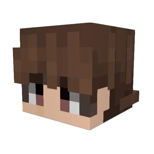 kelk12bien Minecraft avatar head, 3D render