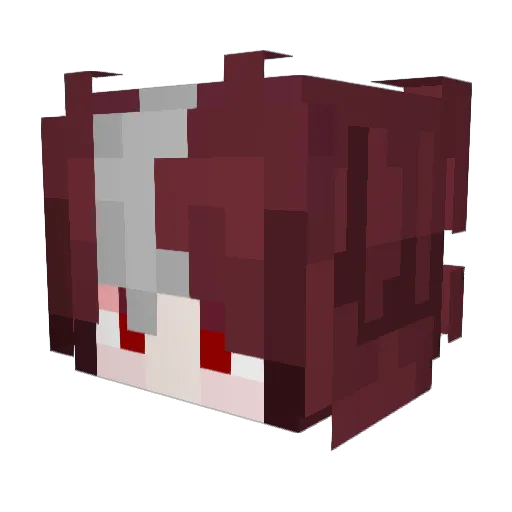 kelk69 Minecraft avatar head, 3D render