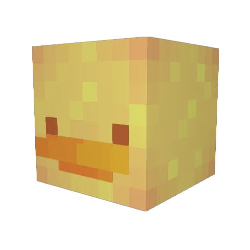 keller13b Minecraft avatar head, 3D render