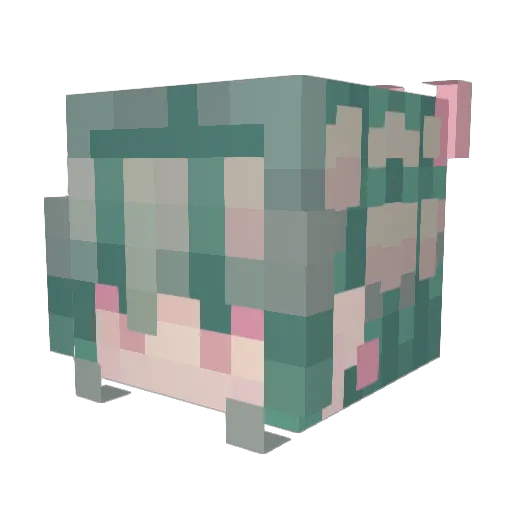 kellicyaoi Minecraft avatar head, 3D render