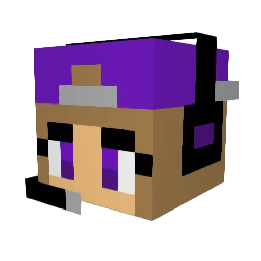 kellison911 Minecraft avatar head, 3D render