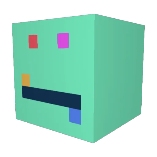 kelltheiso Minecraft avatar head, 3D render