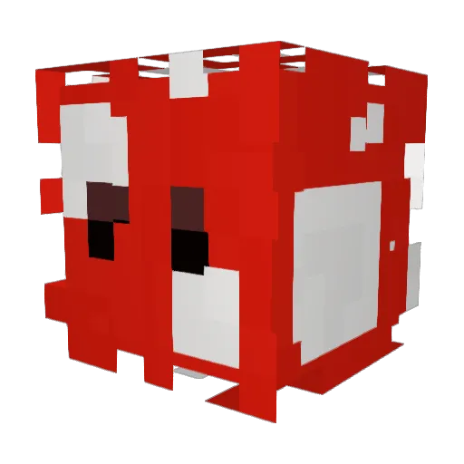 kellybb Minecraft avatar head, 3D render