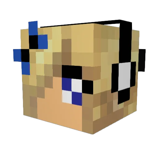 kelsey5402 Minecraft avatar head, 3D render