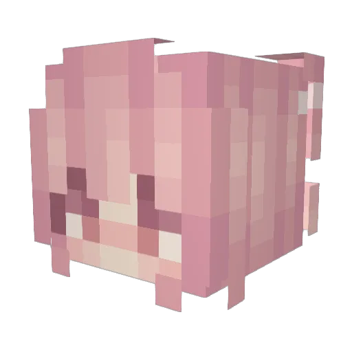kelseyy9 Minecraft avatar head, 3D render