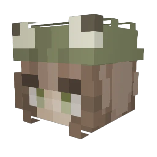 kelsiepossiblyy Minecraft avatar head, 3D render