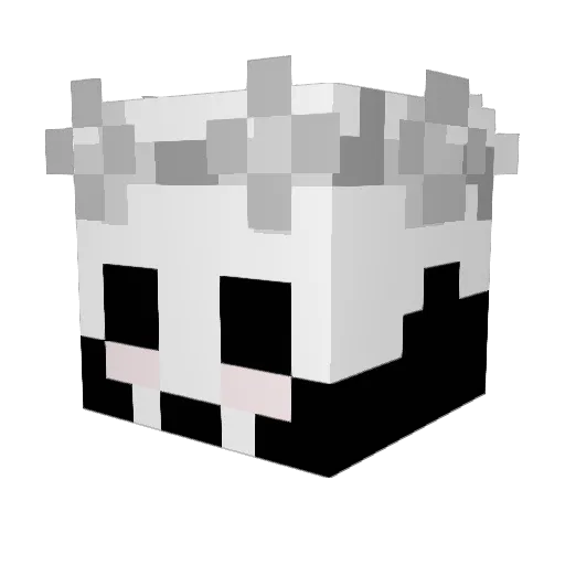 kelsojeans Minecraft avatar head, 3D render