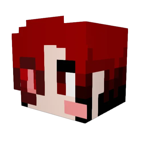 kelton050407 Minecraft avatar head, 3D render