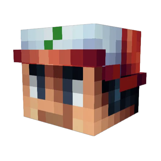 kelvin0307 Minecraft avatar head, 3D render