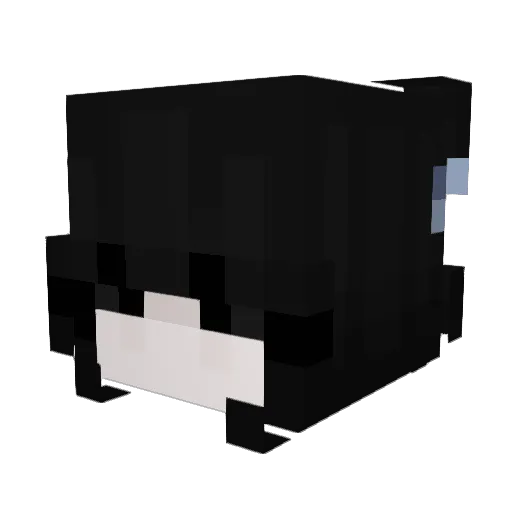 kelyin Minecraft avatar head, 3D render