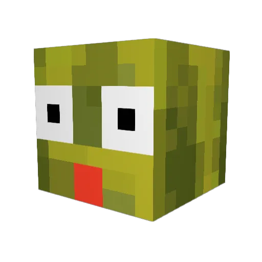 kemal23 Minecraft avatar head, 3D render