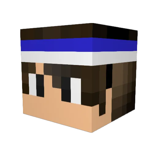 kemalates12 Minecraft avatar head, 3D render