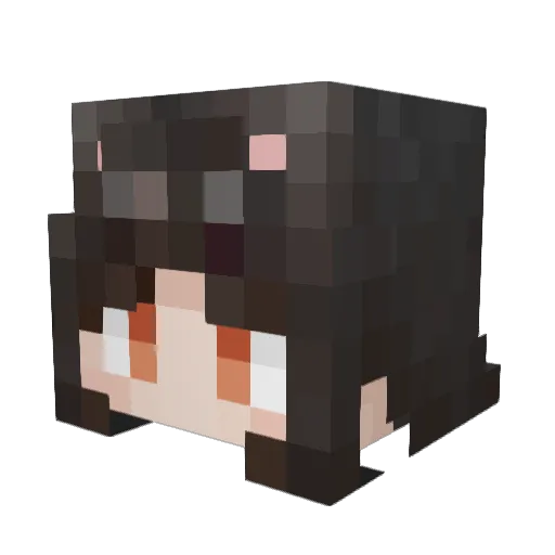 kemano0216 Minecraft avatar head, 3D render