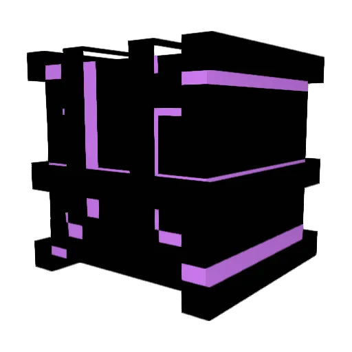 kembring Minecraft avatar head, 3D render