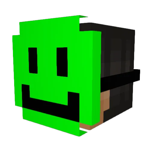 kemiHalahK Minecraft avatar head, 3D render