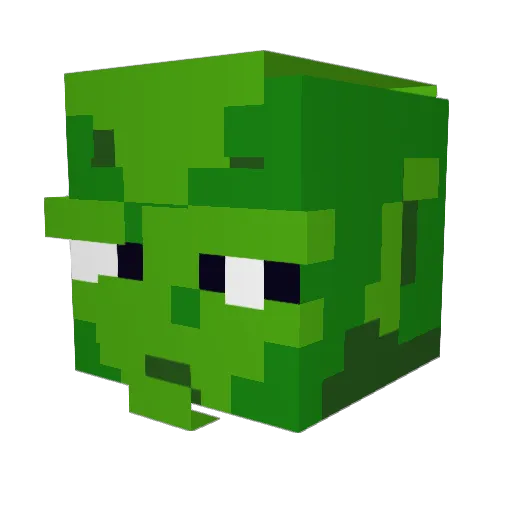 kemmeee Minecraft avatar head, 3D render