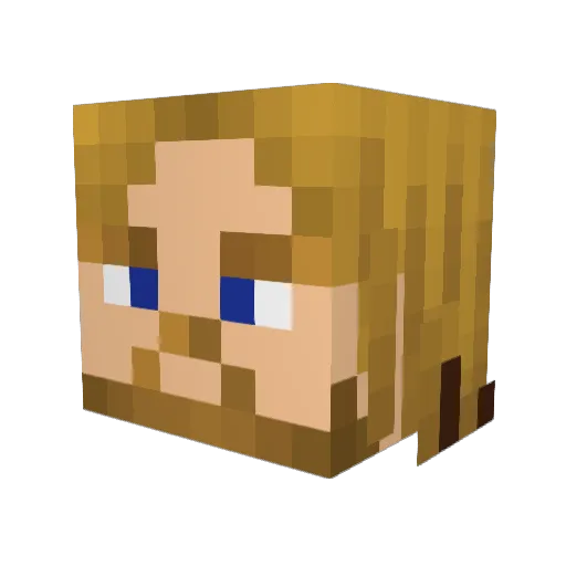 kemolokko93 Minecraft avatar head, 3D render